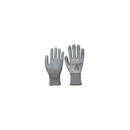 MODECO koe-64272 – Mártott PU kesztyű. speciális szürke fonallal CUT3 (10db/csom)