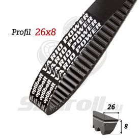 26x8x800 - OPTIBELT variátor szíj