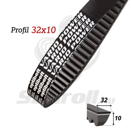 32x10x950 - OPTIBELT variátor szíj