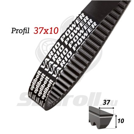 37x10x1250 - OPTIBELT variátor szíj