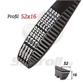 52x16x1325 - OPTIBELT variátor szíj