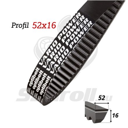 52x16x2240 - OPTIBELT variátor szíj