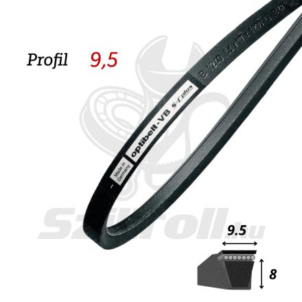 Ékszíj 9.5-ös profil