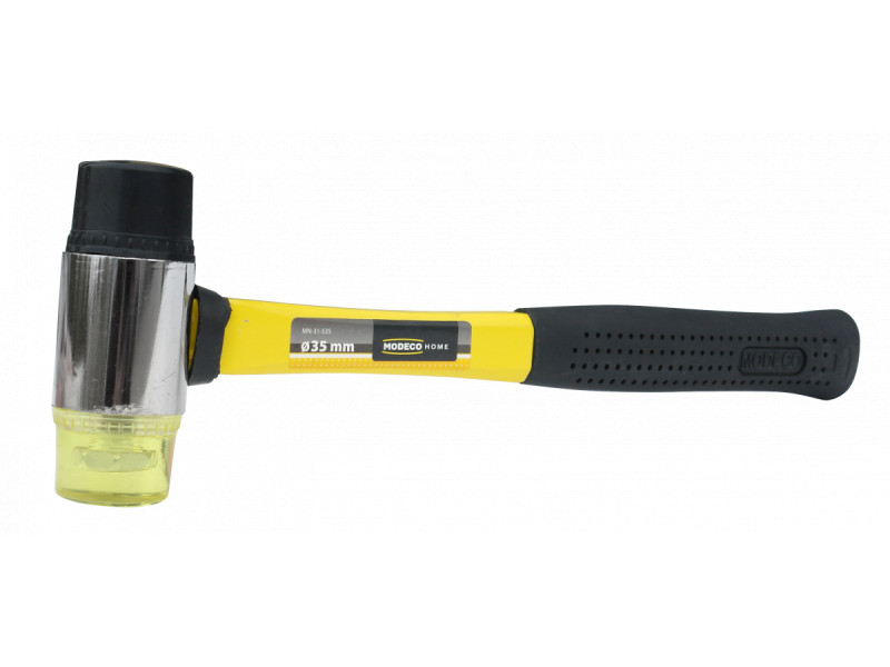 MN-31-535 Gumi-műanyag fejű kalapács 35 mm (üvegeseknek) 0,4 kg  koe-02913