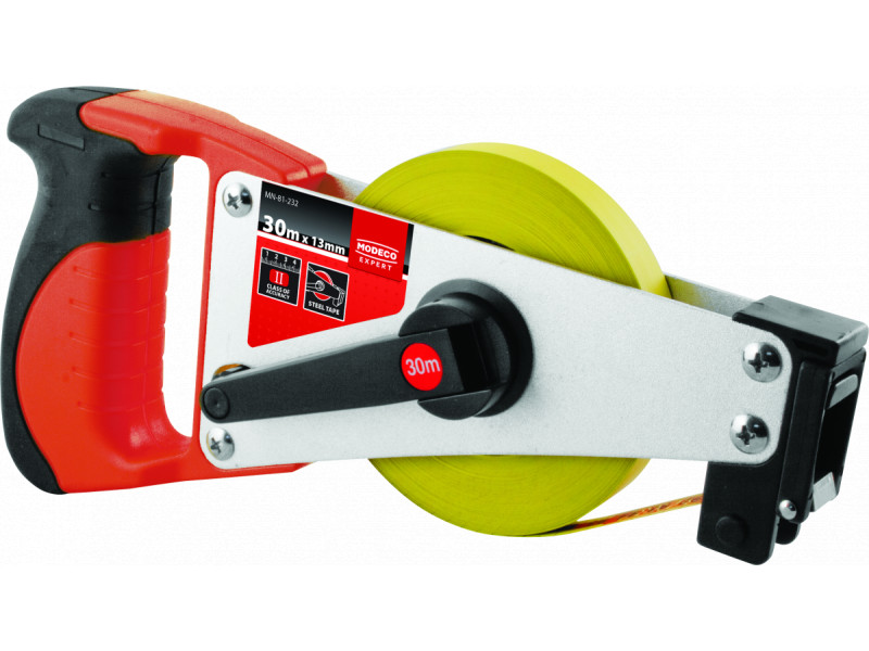 MN-81-232 Nyitott házas profi geodéziai mérőszalag 30 mx10 mm EXPERT  koe-02974