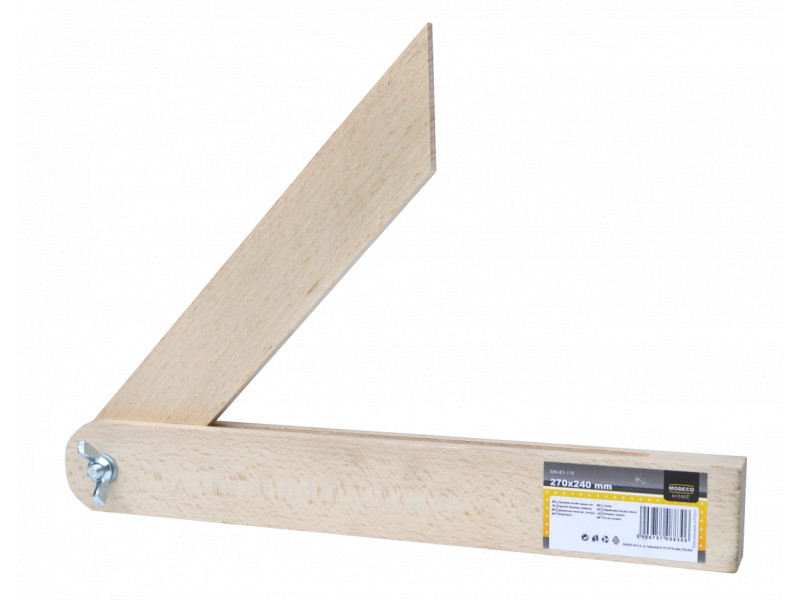 MN-83-118 (AM04) Állítható fa szögmásoló 270x240 mm  koe-03041