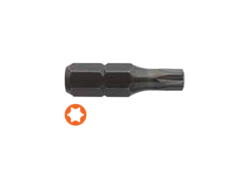 Profi behajtóhegy (bit) TORX-10 S2 nagy szilárdságú acél (25 mm )(25db/dob)  koe-50022