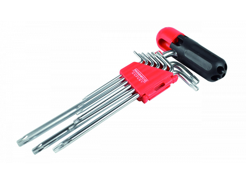 MN-54-134 TORX készlet 7db-os biztonsági (T10,T15,T20,T25,T27,T30,T40)  koe-54948