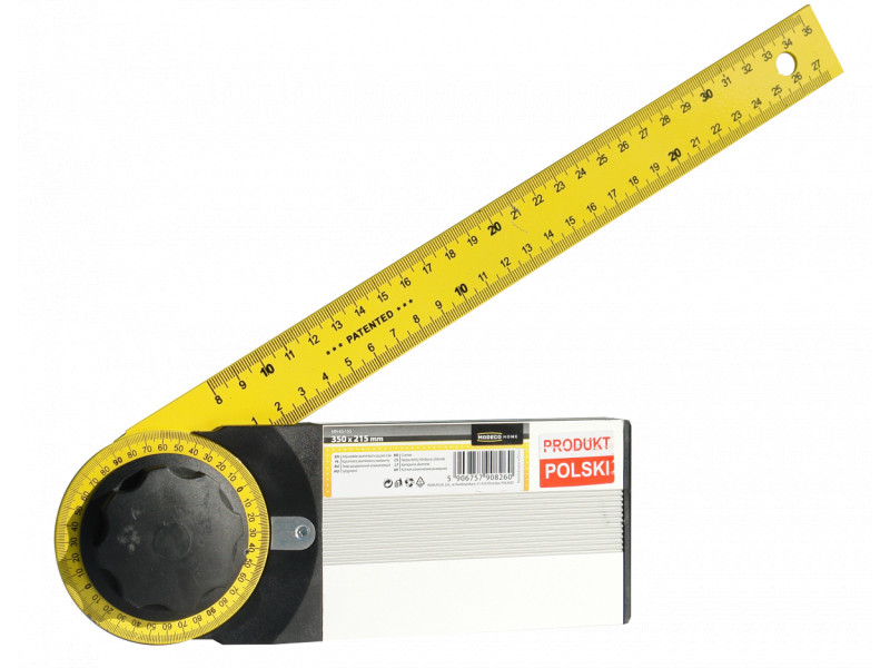 MN-83-150 Asztalos szögmérő alumínium 350 mm  koe-56816