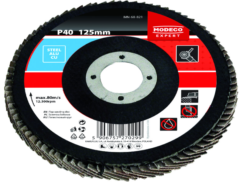 Norton Vulcan R842 profi lamellás csiszolótárcsa, 125x22mm, P60 (10db/dob)  koe-57440