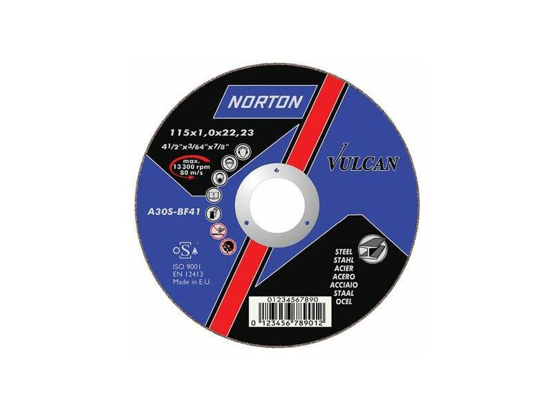 A30S-BF41 115x2x22,23mm vágótárcsa fémhez (25db/dob)  koe-57448